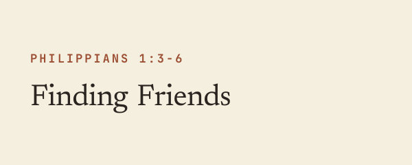 Finding Friends
